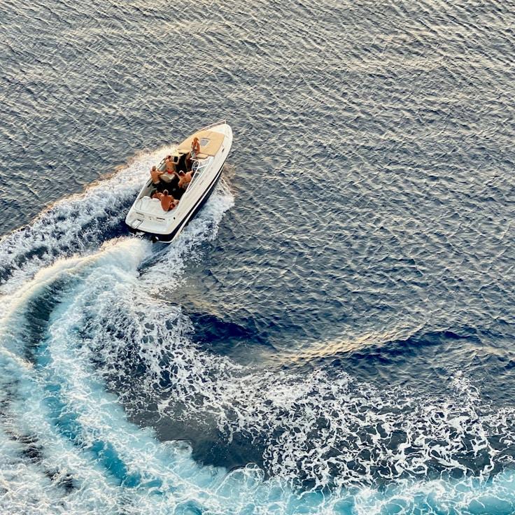 Yacht lifestyle scene